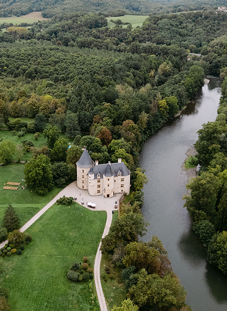 Chateau de Saint-Martory – vue de l'architecture Renaissance